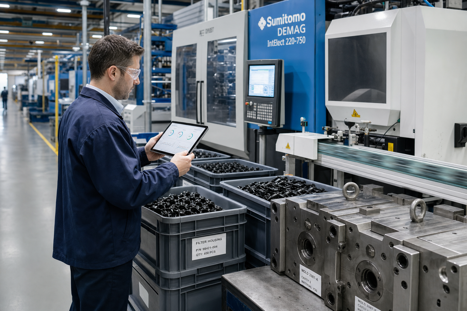 Kunststof spuitgieten productieproces