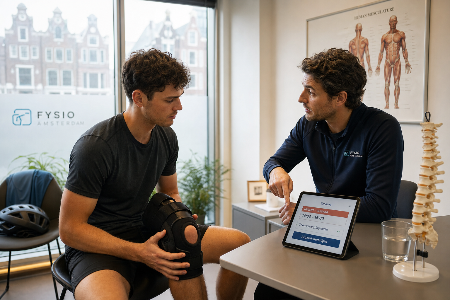 Fysiotherapeut Amsterdam spoed afspraak