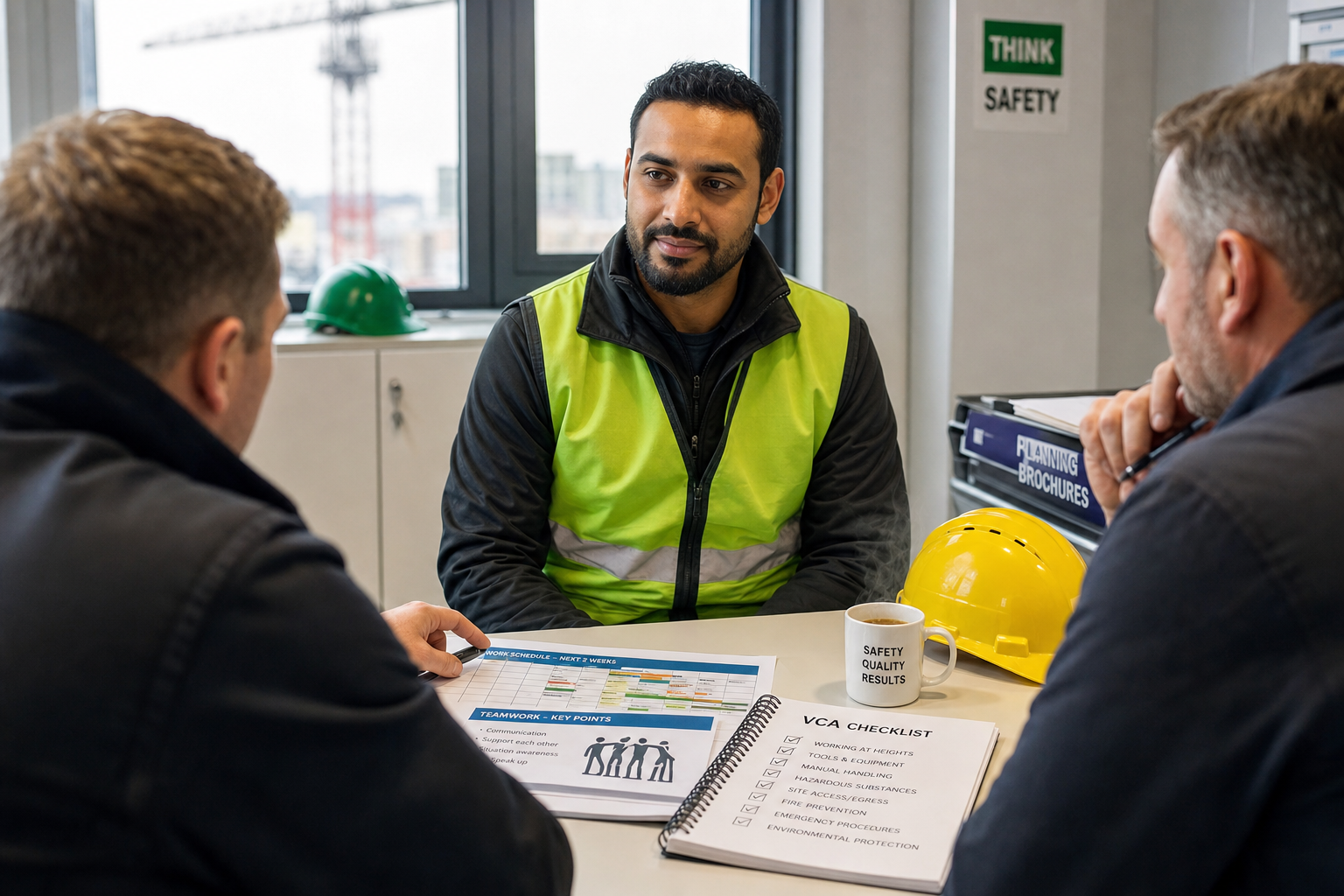 Voorbereiding sollicitatiegesprek bouw
