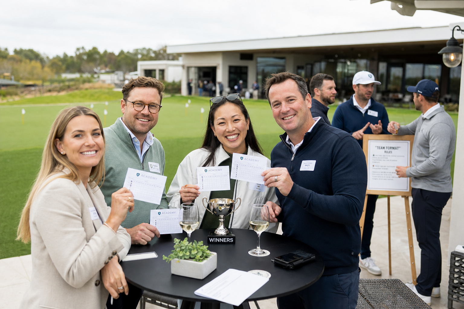 Golf clinic voor bedrijfsuitje